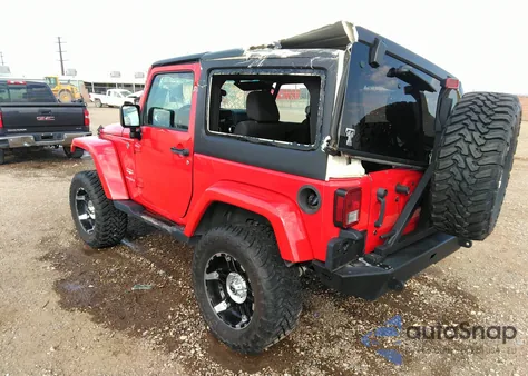2012 Jeep Wrangler Sahara из США, поврежденный, VIN 1C4AJWBG7CL195807